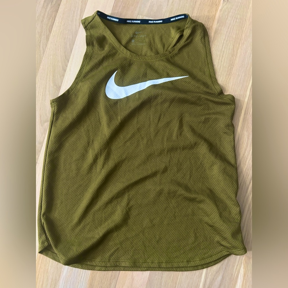 Nike Moss Green Sleeveless Top